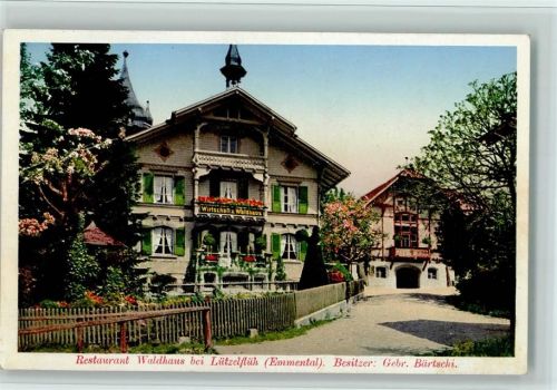 Lützelflüh 1934 Restaurant Waldhaus ,gute Erhaltung AK