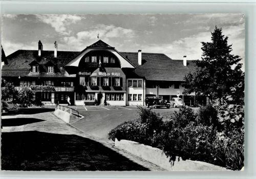 Zäziwil 1965 Gasthof zum weißen Rößl, gute Erhaltung AK