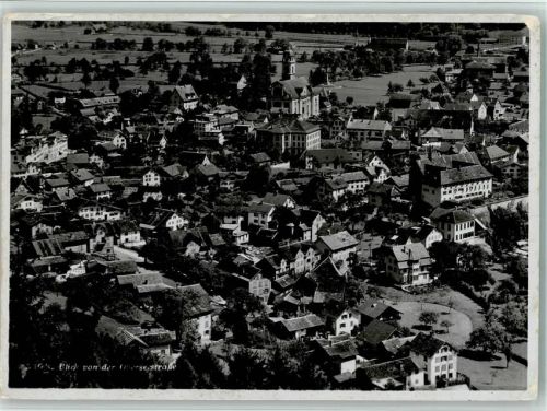 Näfels 1933 Blick von der Oberseestrasse, gute Erhaltung AK