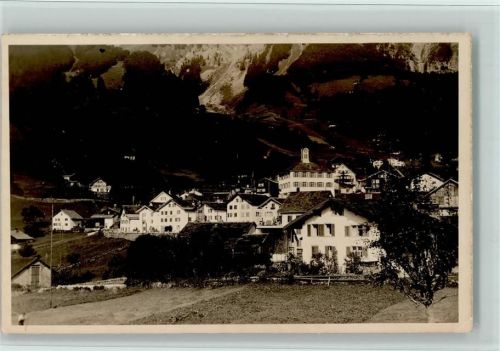 Schwanden GL 1926 Teilansicht, gute Erhaltung , Eckknick AK
