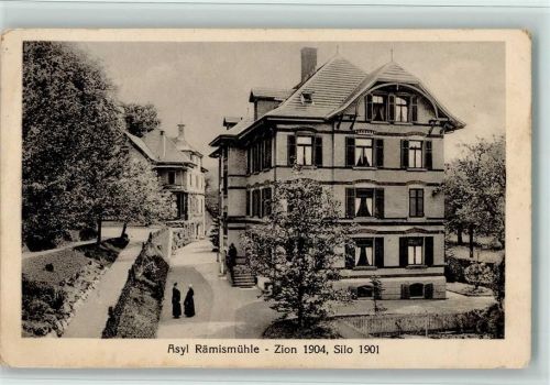 Rämismühle 1925 asyl Rämismühle - Zion 1904, Silo 1901, gute Erhaltung AK