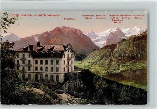Hasliberg Hohfluh Hotel Schweizerhof, sehr gute Erhaltung AK