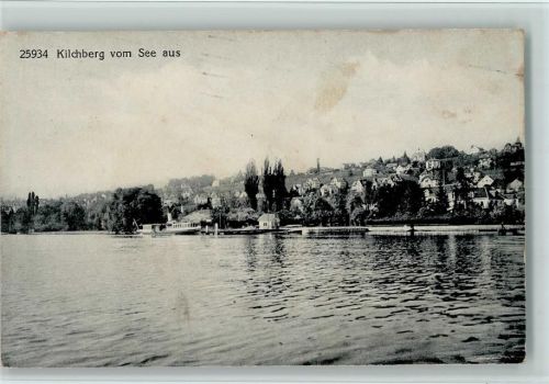 8802 Kilchberg ZH 1924 - Vom See aus gesehen, Flecken