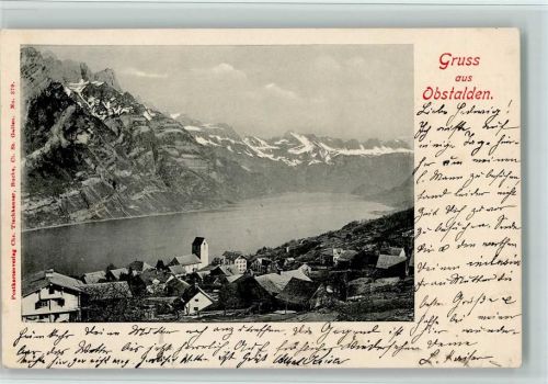 Obstalden 1903 Vue generale, gute Erhaltung AK