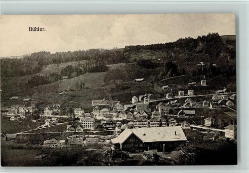 Bühler Panorama, Verlag Guggenheim Nr. 6635 a- gute Erhaltung AK
