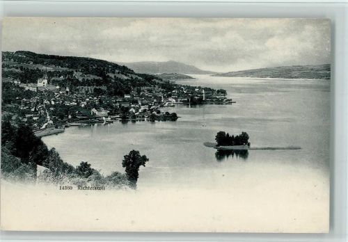 Richterswil Verlag Gebr. Wehrli 14360 - Vue generale, sehr gute Erhaltung AK