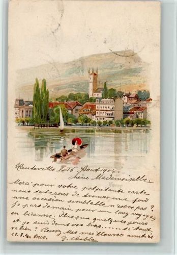 Blonay 1904 Gruss aus - Verlag Vouga & cie - Erhaltung - Stempelflecken