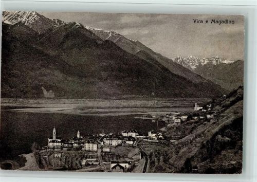 6573 Magadino 1915 - Vue generale, gute Erhaltung AK