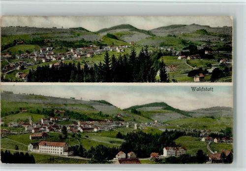 Waldstatt 1921 Teilansichten, gute Erhaltung AK