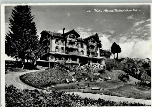 Tschiertschen 1955 Hotel Alpina