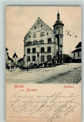 Sursee 1899 Rathaus - Verlag goetz 271 a