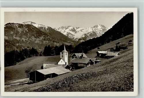 Valzeina 1935 Teilansicht AK