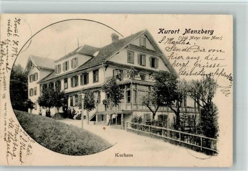 Menzberg 1901 Kurhaus AK