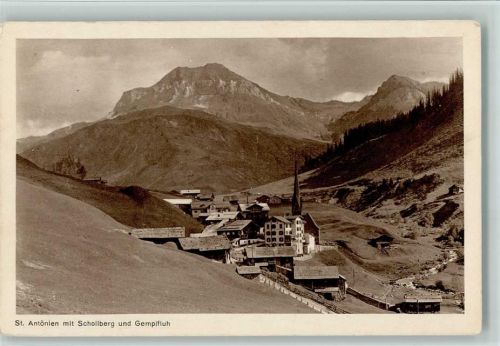 St. Antönien Schollberg und Gempifluh AK
