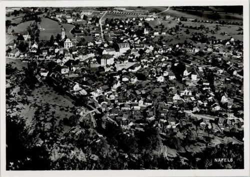 Näfels 1939 Luftbild -