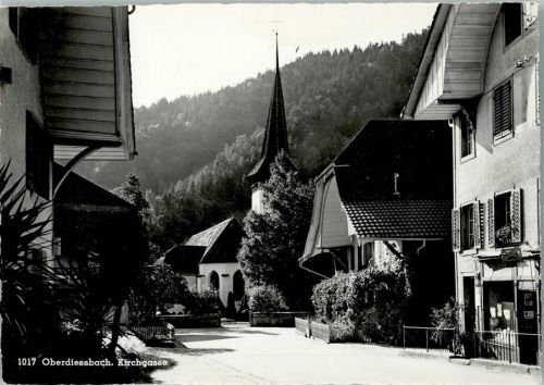 Oberdiessbach 1963 Nr. 1017 Verlag Schmutz - Kirchgasse