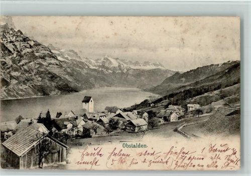 Obstalden 1904 Teilansicht