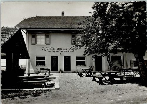 Belmont-sur-Yverdon 1952 Verlag Deriaz 9166 Cafe Pension du signal de Belmont
