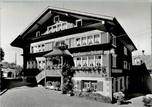 9122 Mogelsberg 1966 Foto AK Gasthaus zum Ochsen - Verlag Foto Gross Nr. 27542 AK