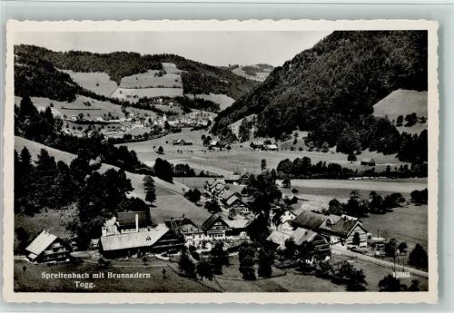 Spreitenbach 1948 Teilansicht mit Brunnadern - Foto Verlag Gross 12683 AK