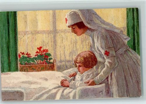 sign Baurmann - Krankenschwester Rotes Kreuz - Fete National 1921