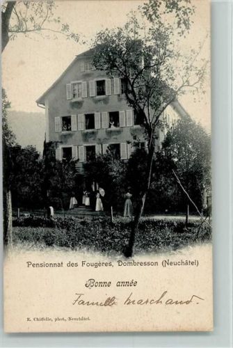 Dombresson 1902 Pensionnat des Fougeres