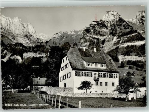 9468 Sax - Gasthof Schlössli Alpen