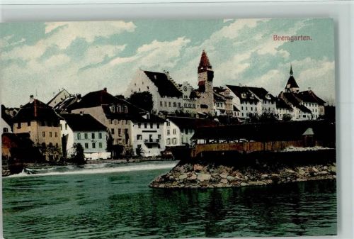 Bremgarten AG Teilansicht d.Altstadt u. der Reuss