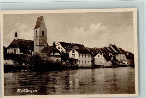 Mellingen Teilansicht Reuss Kirche
