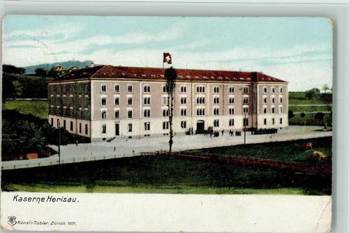 Herisau Kaserne Militär Schweiz 1912