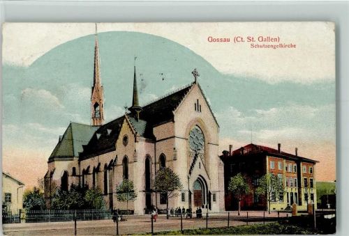 9200 Gossau SG 1910 - Die Schutzengelkirche