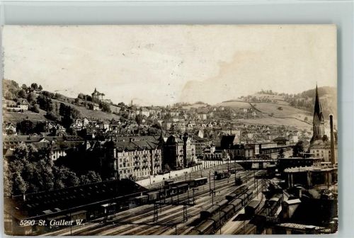 St. Gallen Der Bahnhof Gleisanlagen