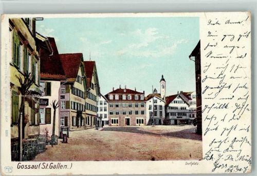 9200 Gossau SG 1902 - Der Dorfplatz