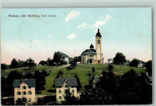 9200 Gossau SG 1908 - Die protestantische Kirche