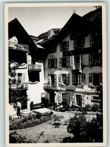 Trient 1956 Hotel du Glacier AK
