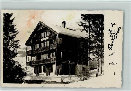 Les Diablerets 1957 Winter - Chalet Bel Air AK