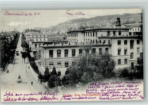 Zürich 1903 Eidg. Chemiegebäude AK