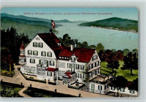 8835 Feusisberg 1911 - Hotel zur Frohen Aussicht AK