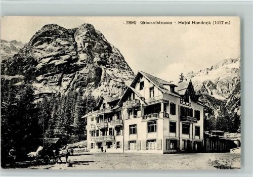 Guttannen 1912 Hotel Handeck , Grimselstrasse AK