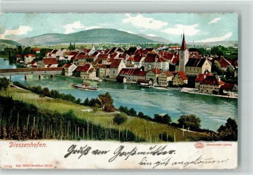 8253 Diessenhofen 1904 - Vue generale AK