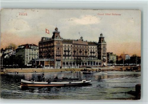 1907 Grand Hotel Bellevue, Binnenschiff, Edition Guggenheim 11564 AK