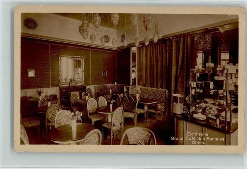 1916 Grand Cafe des Banques - Innenansicht