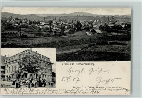 Schwarzenburg 1907 ´Gasthof zum Bären AK