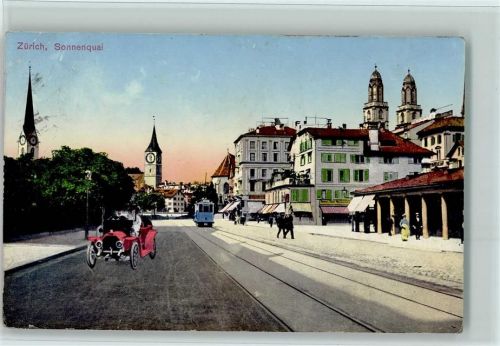 1919 Sonnenquai - Straßenbahn, AK