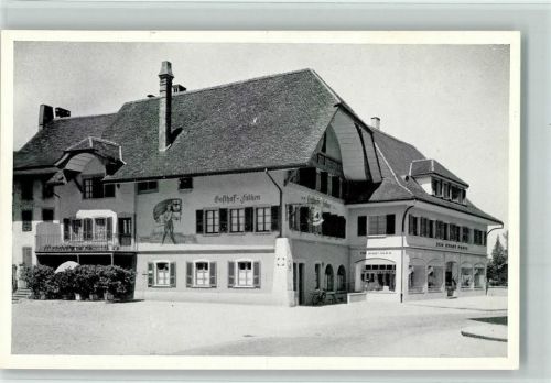 Aarberg 1955 Gasthof zum Falken AK