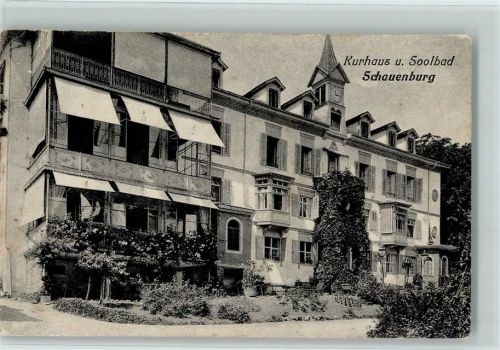 Schauenburg 1911 Kurhaus Soolbad