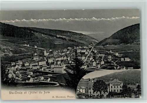 Ste-Croix L'Hôtel du Jura 29. Nov. 1908