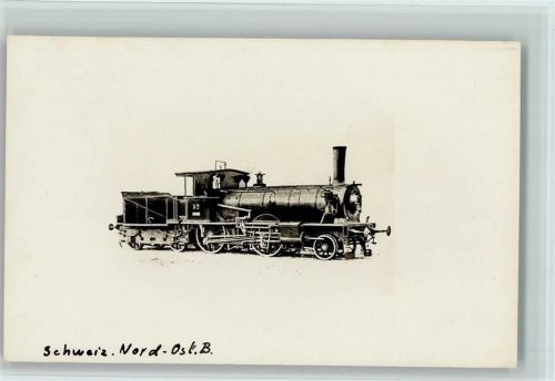 Schweiz. Nord-Ost Bahn - Dampflokomotive