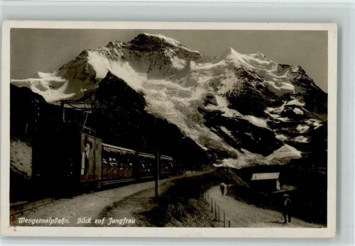 1934 Wengernalpbahn - Bergbahn , Photo Gabler 8726 AK
