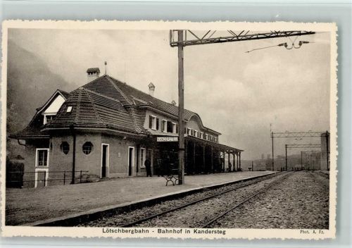 Kandersteg Lötschbergbahn - Bahnhof AK